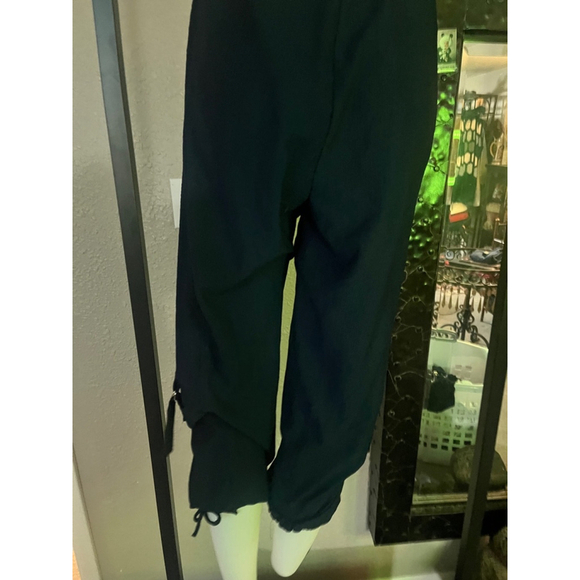 NWT women’s navy capri pants drawstring ankle baggy pants by Moses Crystal - Picture 12 of 13